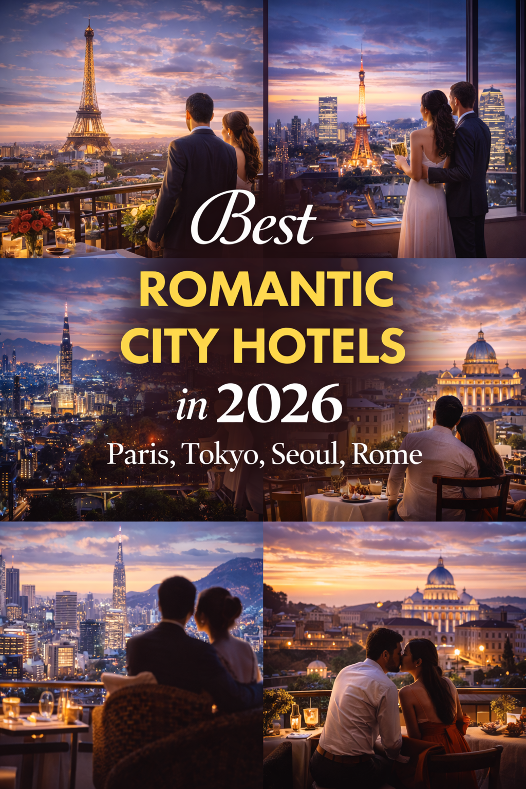 Best Romantic City Hotels in 2026: Paris, Tokyo, Seoul, Rome