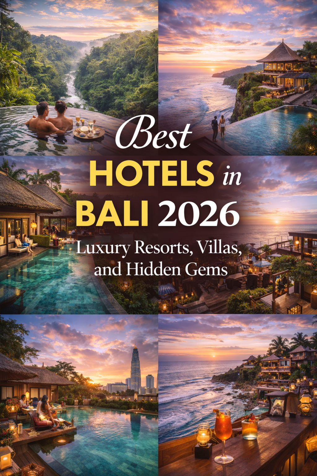 Best Hotels in Bali 2026: Luxury Resorts, Villas, and Hidden Gems