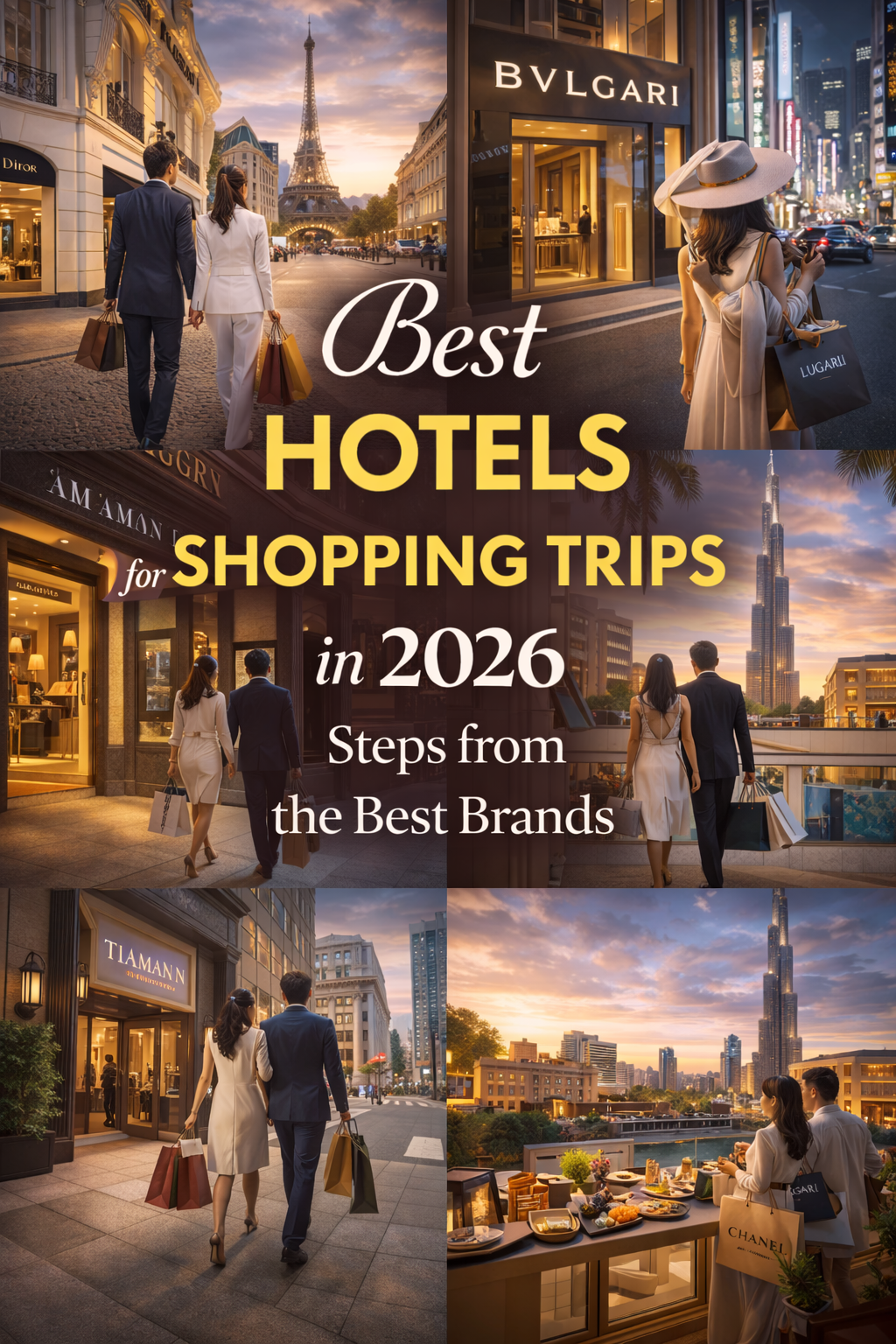Best Hotels for Shopping Trips in 2026: Steps from the Best Brands