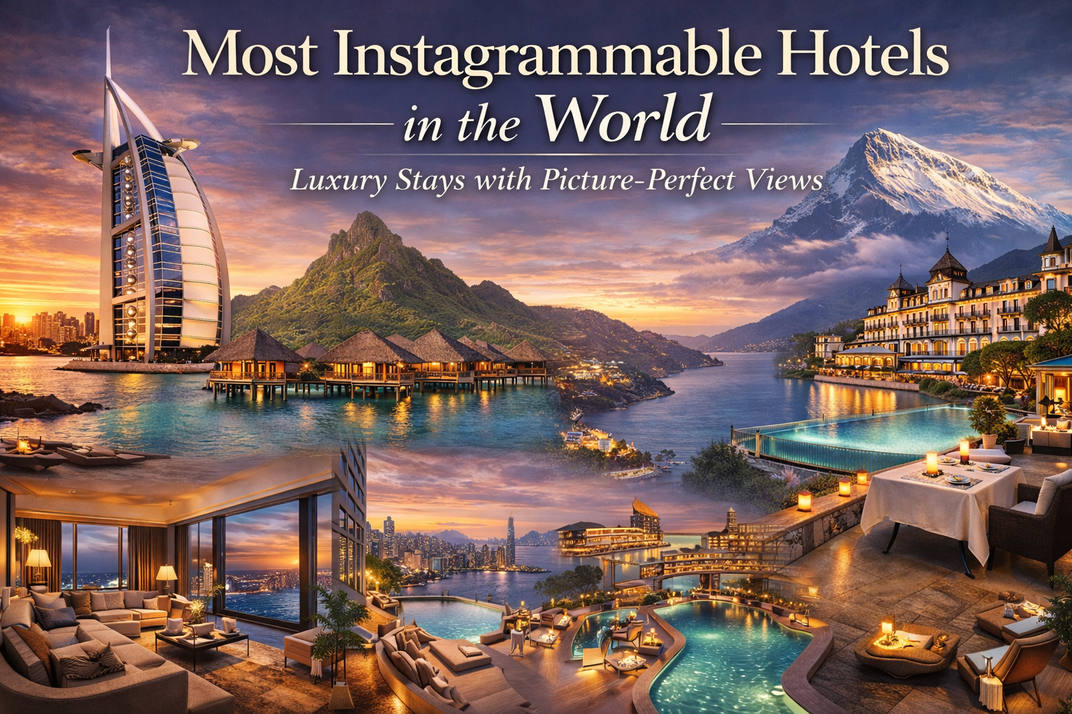 Most Instagrammable Hotels in the World